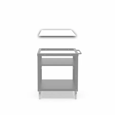 Alfa AC-CKS-P160C | Worktop for Alfa Cooking Station | White Corian®, Stainless Steel - Image 3