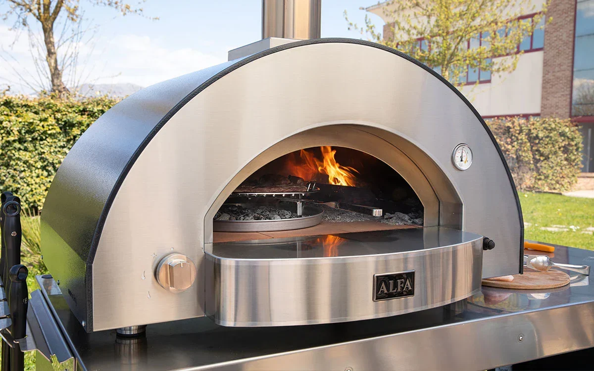 Alfa FXCL-2P-LGRA | CLASSICO 2 Pizze Wood-Fired Pizza Oven - Image 8