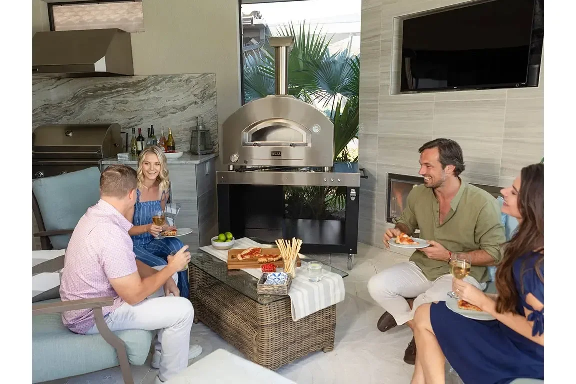 Alfa FXFT-2P-GNEGO-U | STONE OVEN COPPER - TOP (2 Pizzas) - Image 4