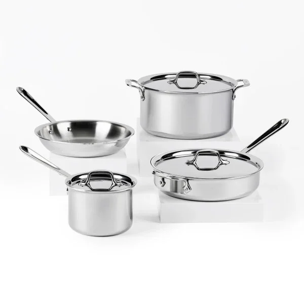 All-clad 40007LBLM | 7-Piece Cookware Set