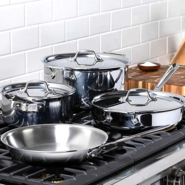 All-clad 40007LBLM | 7-Piece Cookware Set - Image 2