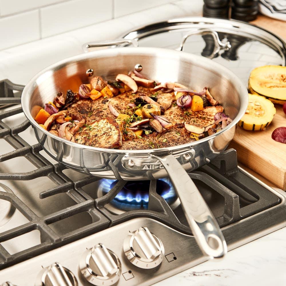 All-clad 401488LCAR | D3 Everyday 10-Piece Cookware Set - Image 7