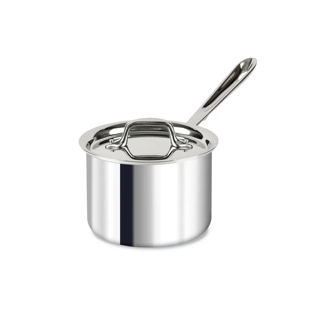 All-clad 4202R | D3 Stainless 2-Quart Saucepan with Lid