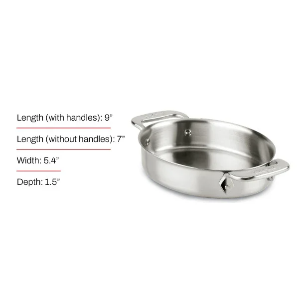 All-clad 59900 | Mini Oval Baker Set | Oven to Table Serveware - Image 4