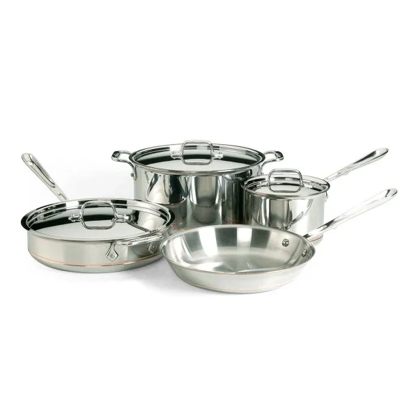 All-clad 6000-7 SS | Cookware Set | Copper Core 5-Ply Bonded 7-Piece