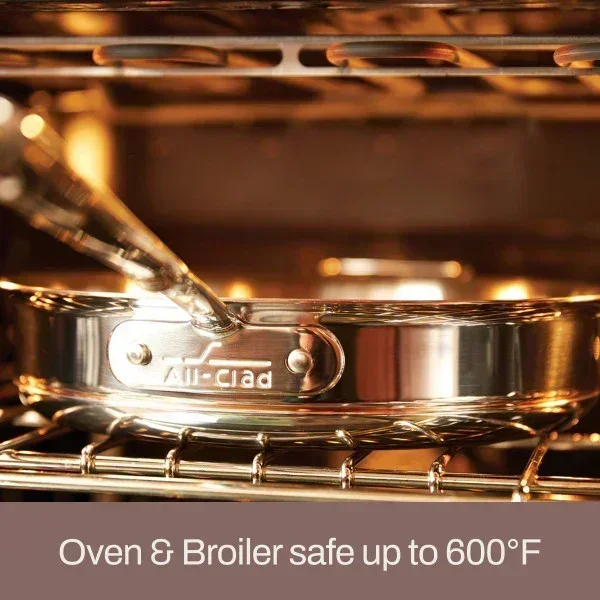 All-clad 6202 SS | Copper Core 2-Quart Sauce Pan with Lid - Image 5