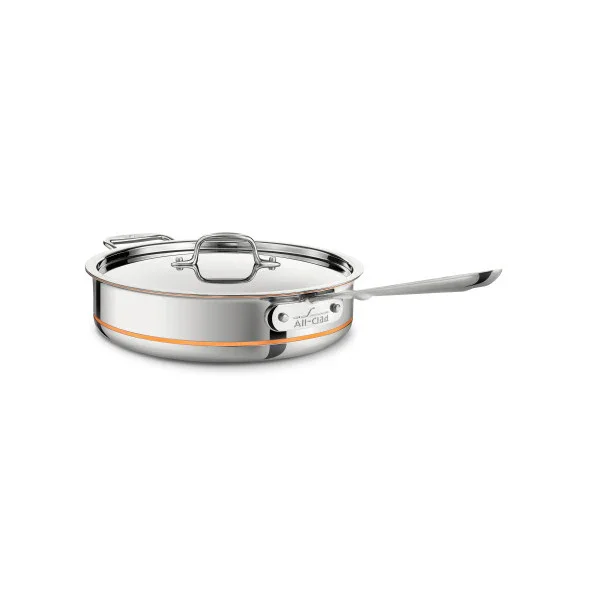 All-clad 6405 SS | Copper Core 5-Ply Bonded 5-Quart Sauté Pan with Lid