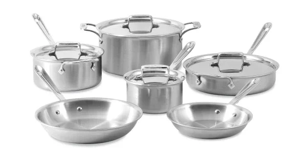All-clad BD5005710-R | 10-Piece Cookware Set