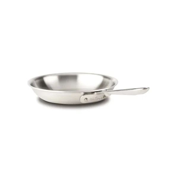 All-clad BD55108 | 8-Inch Fry Pan | D5 Brushed Stainless Steel Collection