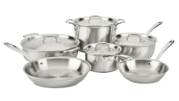 All-clad CBB0010 | D3 Curated Collection | Tri-Ply Cookware Set