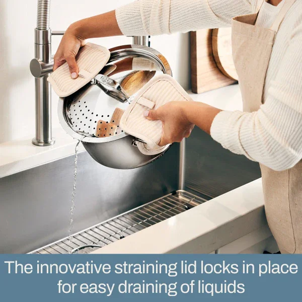 All-clad E7434664 | Simply Strain 6-Quart Multipot - Image 3