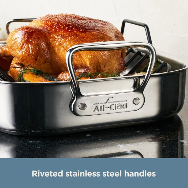All-clad E752C264 | Large Roaster with Rack - Image 3
