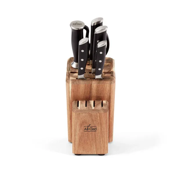 All-clad K272S764 | Forged Stainless Steel 7-Piece Knife Block Set