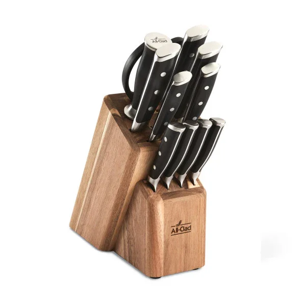 All-clad K272SC64 | Forged Stainless Steel 12-Piece Knife Block Set