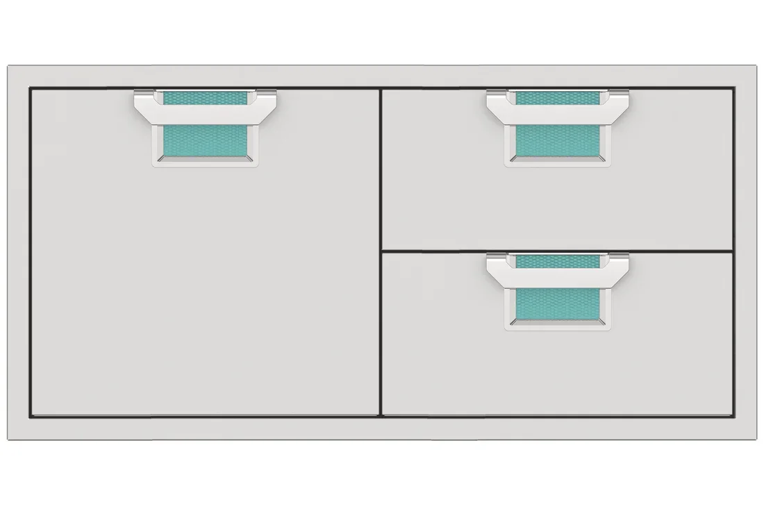 Aspire AESDR42 | 42" Double Drawer And Single Storage Door Combo - Image 10