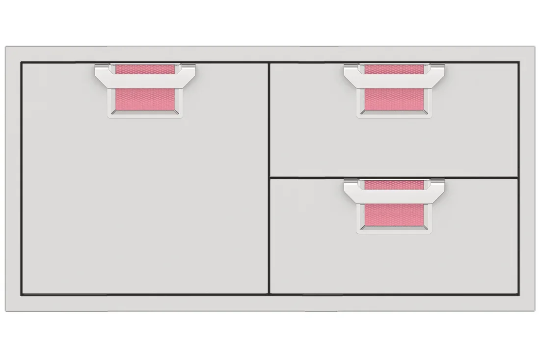 Aspire AESDR42 | 42" Double Drawer And Single Storage Door Combo - Image 7