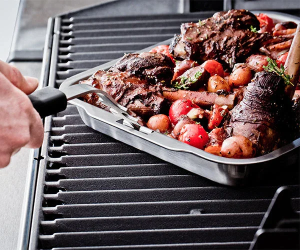 Broil King 63106 | Stainless Steel Roasting & Drip Pan | 13.25 x 10.15 inch - Image 4