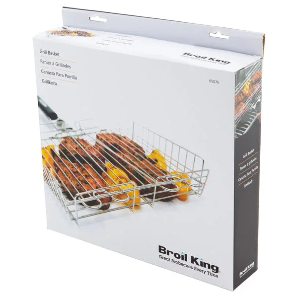 Broil King 65070 | Adjustable Grill Basket | Stainless Steel Cookware - Image 4