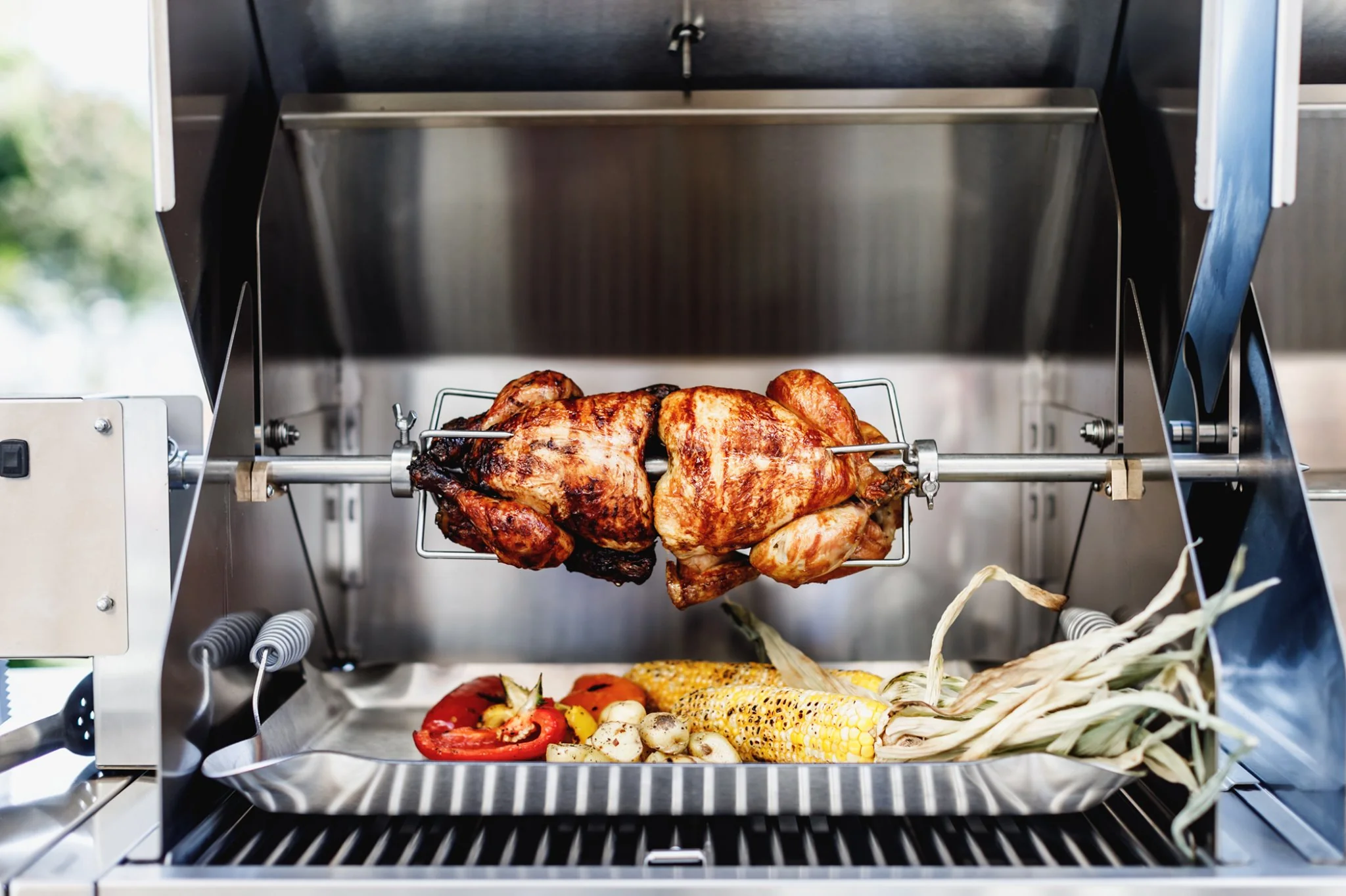 Crown Verity CV-RT-24BI | ROTISSERIE | COMPLETE KIT FOR ESTATE & INFINITE 24" - Image 2