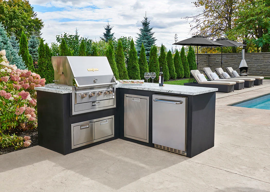 Crown Verity IBI30LP-GO-FLT | 30" Infinite Series Built In Grill with Light Package - Image 3