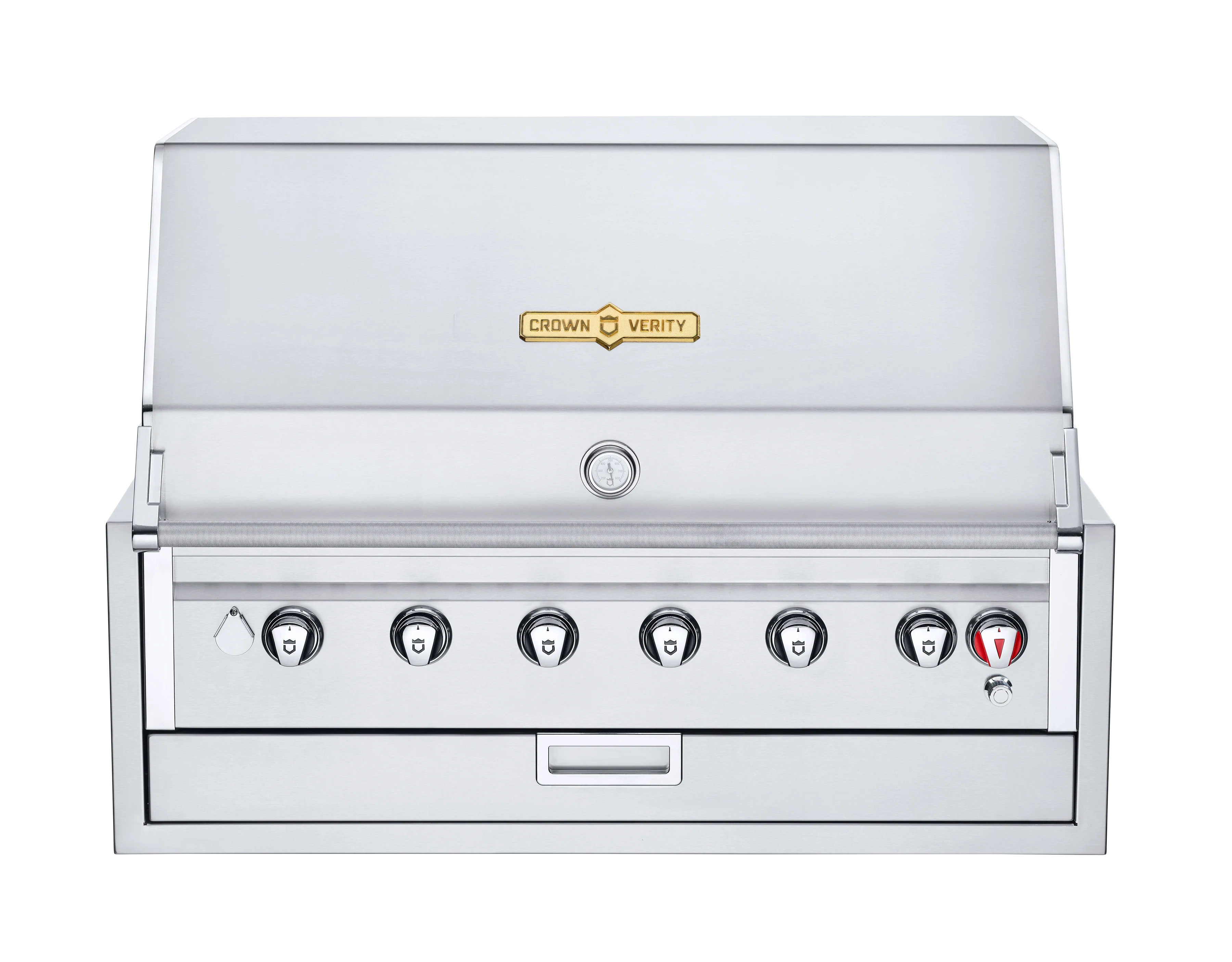 Crown verity IBI42LP-GO-FLT | 42" INFINITE SERIES BUILT IN GRILL WITH LIGHT PACKAGE