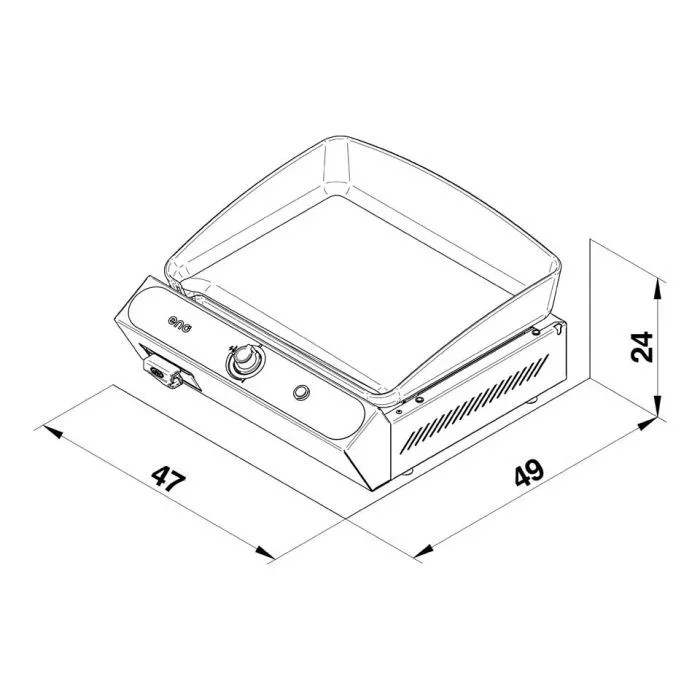 Eno 531332014801 | BERGERAC Gas Griddle - Image 10