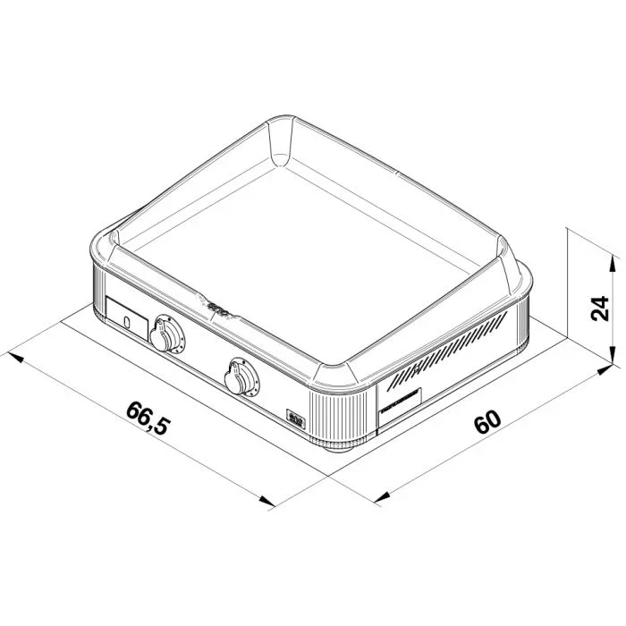 Eno 570232014801 | ENOSIGN 65 Gas Griddle - Image 10