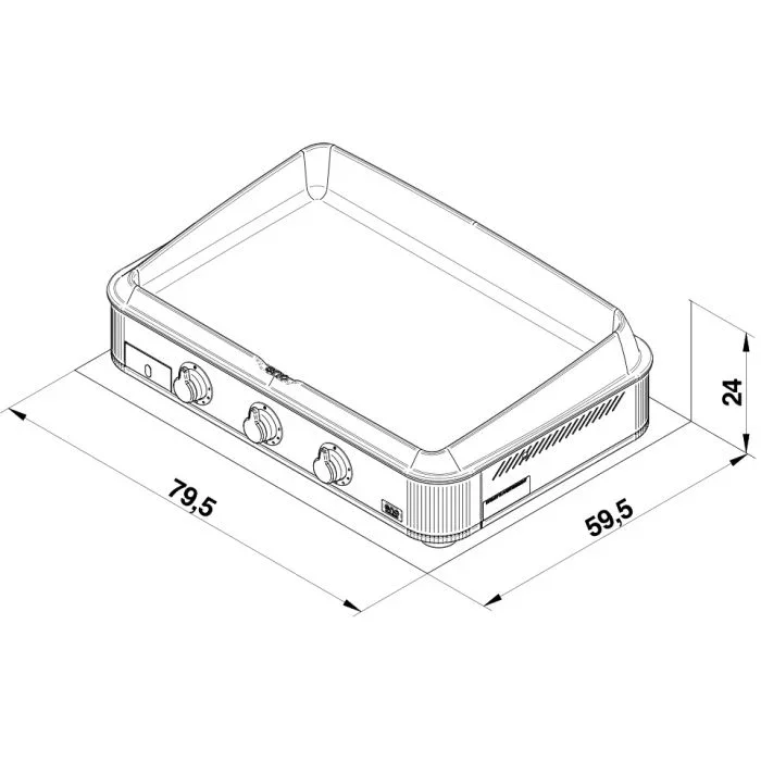 Eno 570332014801 | ENOSIGN 80 Stainless Steel Griddle - Image 11