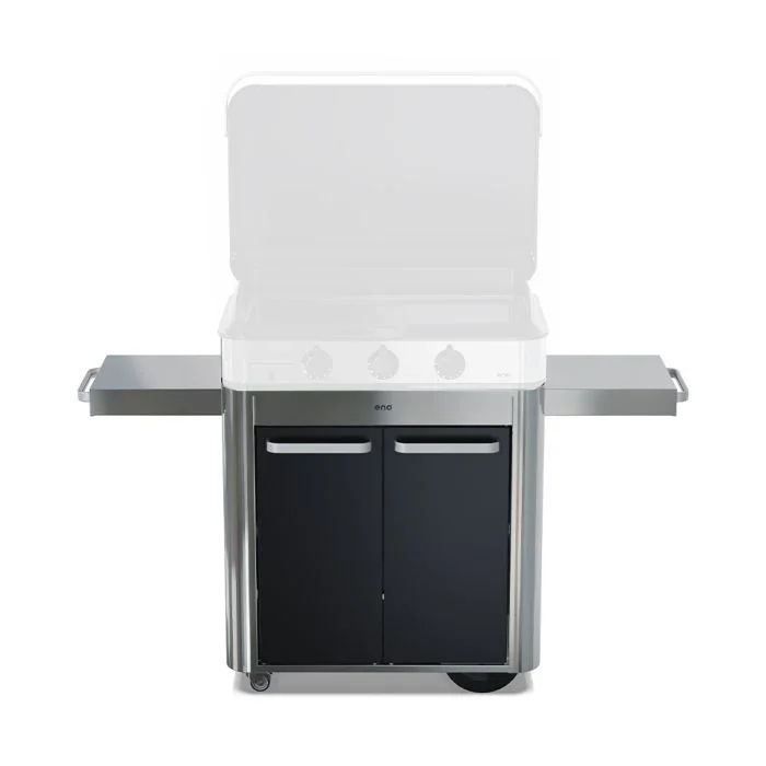 Eno 570382588801 | Gas Cylinder Cart with Utensil Bar and Foldable Shelves - Image 7