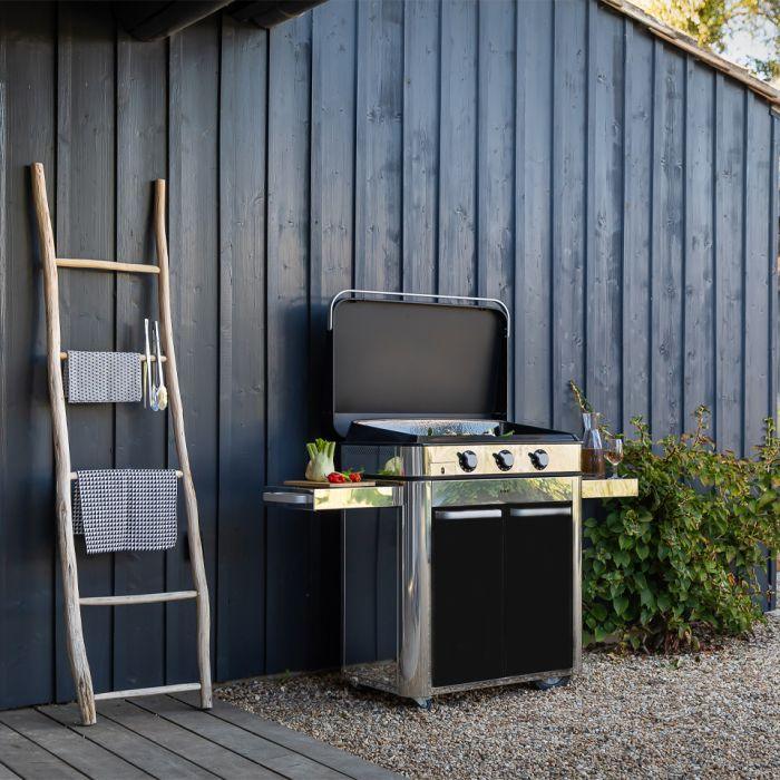 Eno 570382588801 | Gas Cylinder Cart with Utensil Bar and Foldable Shelves - Image 9