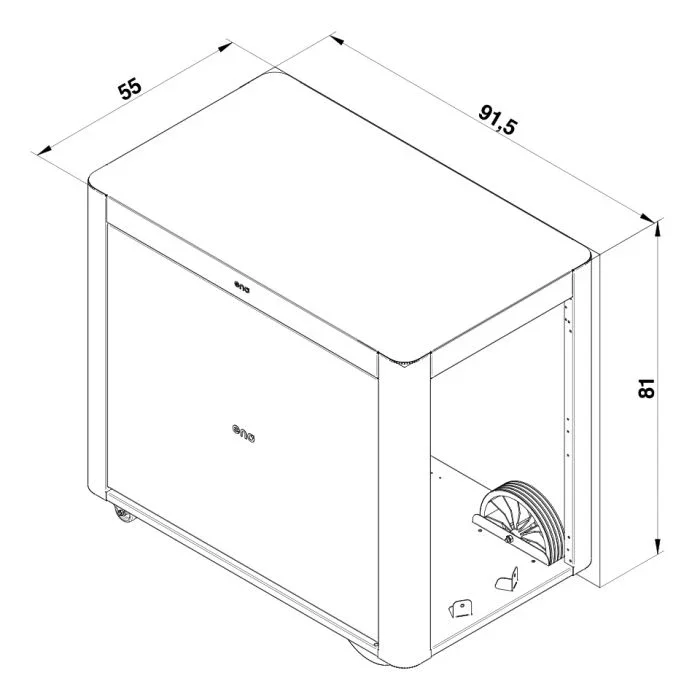 Eno DAS270 | Achille Cart | Outdoor Kitchen Companion - Image 8
