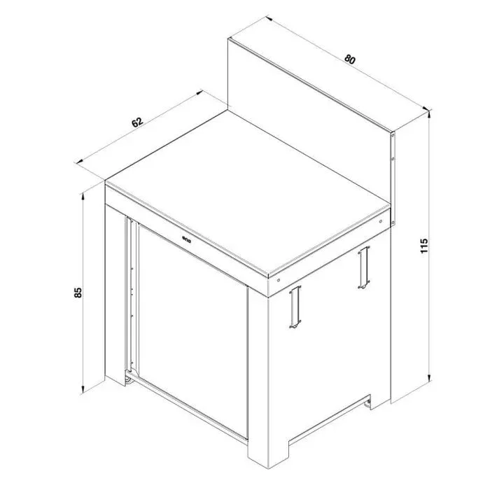 Eno PMOD7001 | ENO Modular Outdoor Work Surface - Image 5