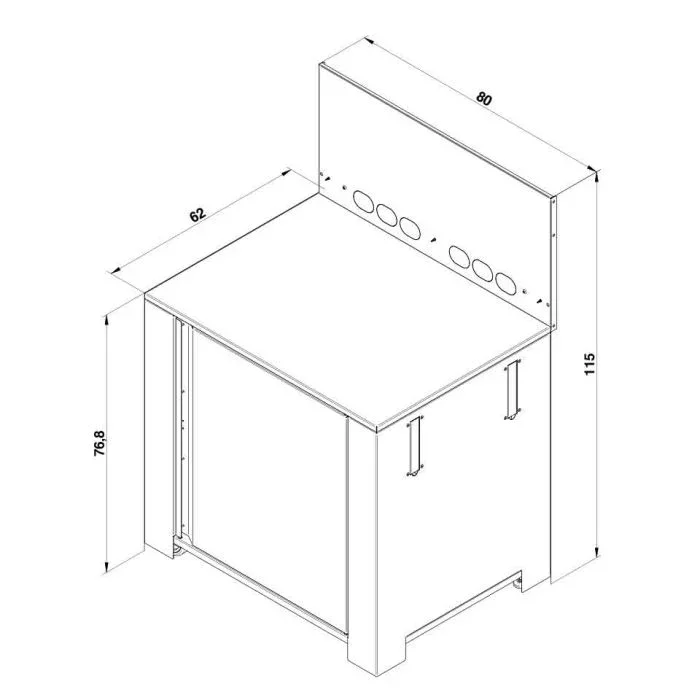 ENO PMOD7002 | Griddle Cabinet - Image 5