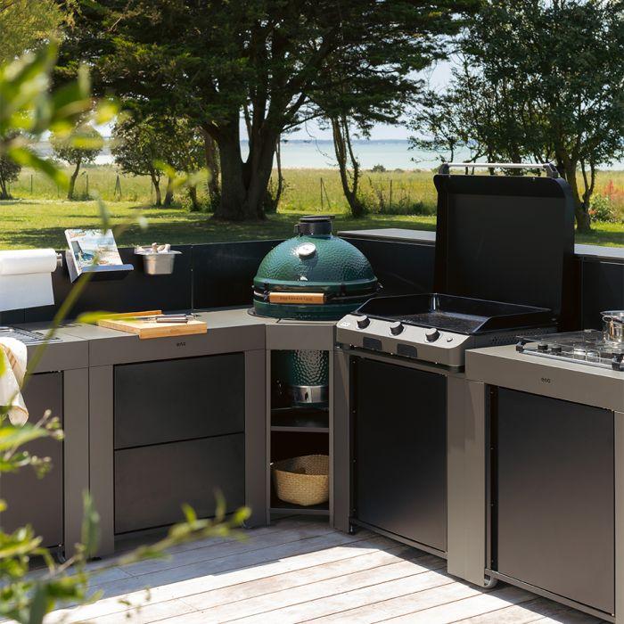 ENO PMOD7009 | Modulo Corner Cabinet with Kamado Grill Recess - Image 6