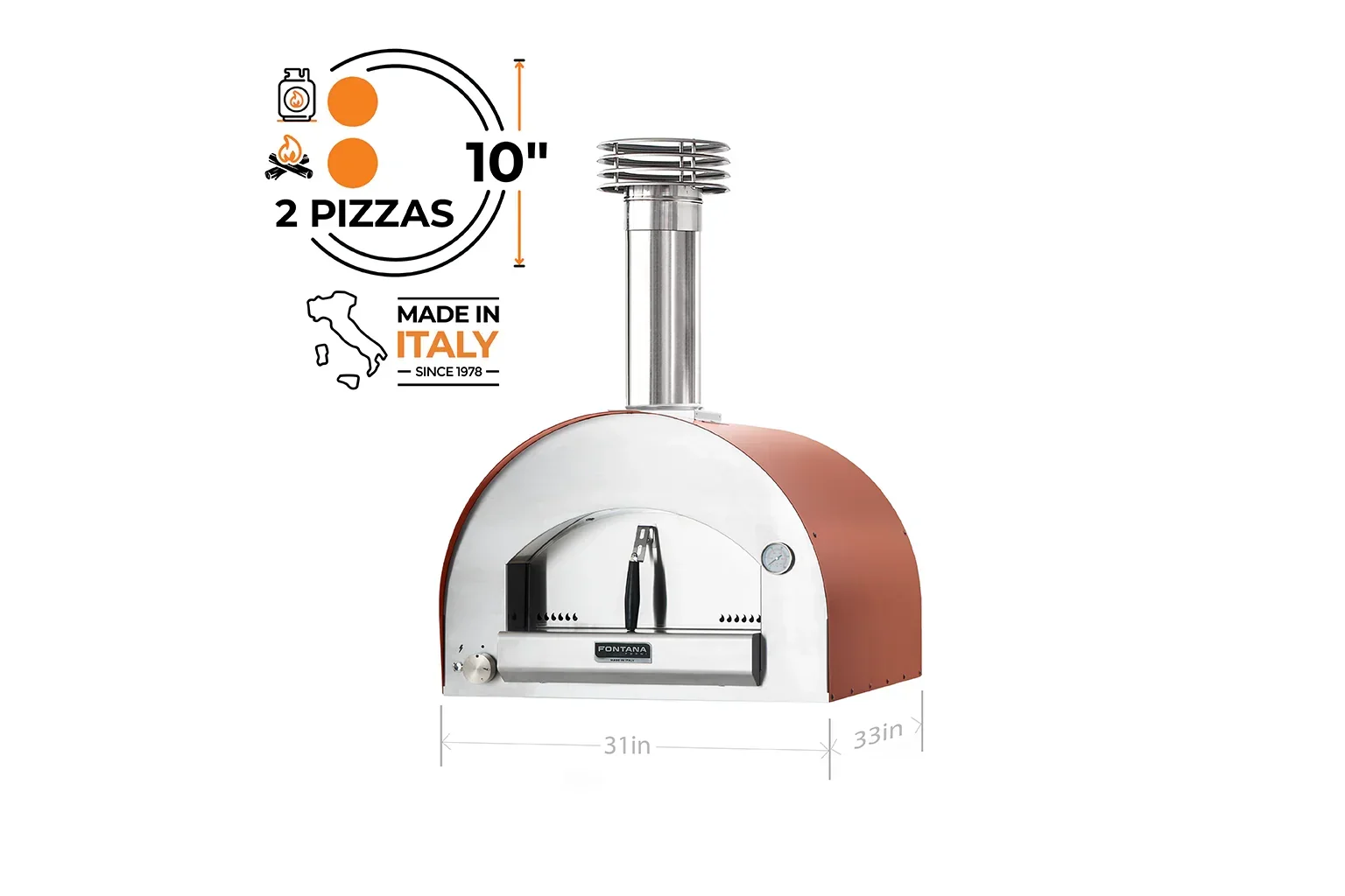 Fontana FTNAP-H | Napoli Hybrid Pizza Oven - Image 4