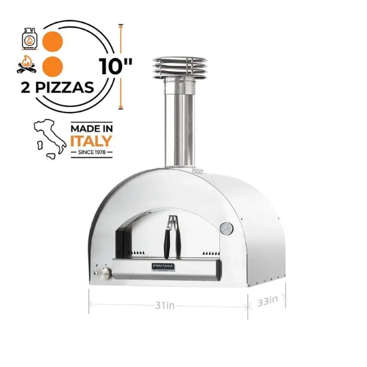 Fontana FTNAP-H | Napoli Hybrid Pizza Oven - Image 7