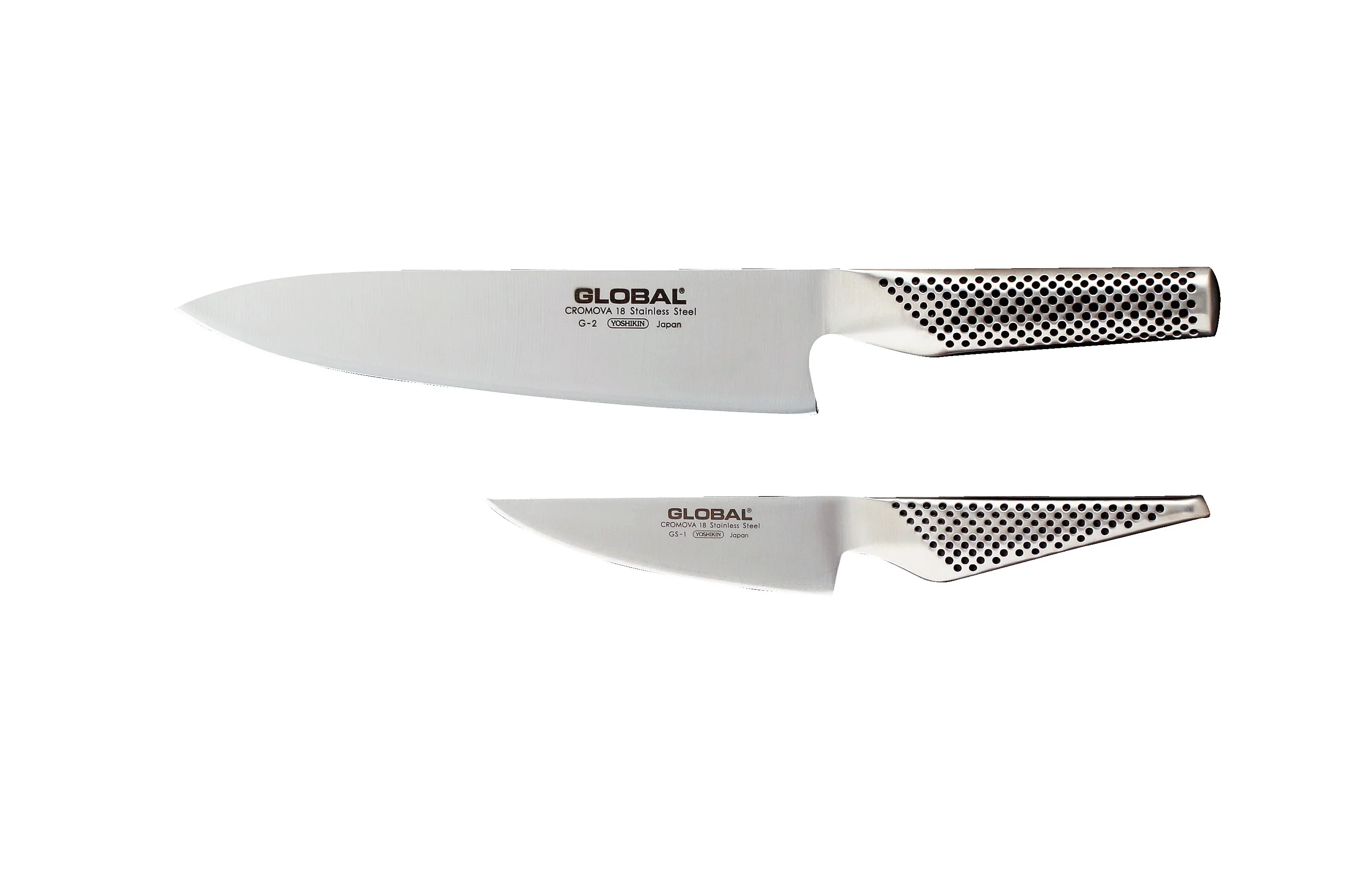 Global 71G201 | 2-Piece Knife Set | G2 Cook's Knife and GS1 Utility Knife