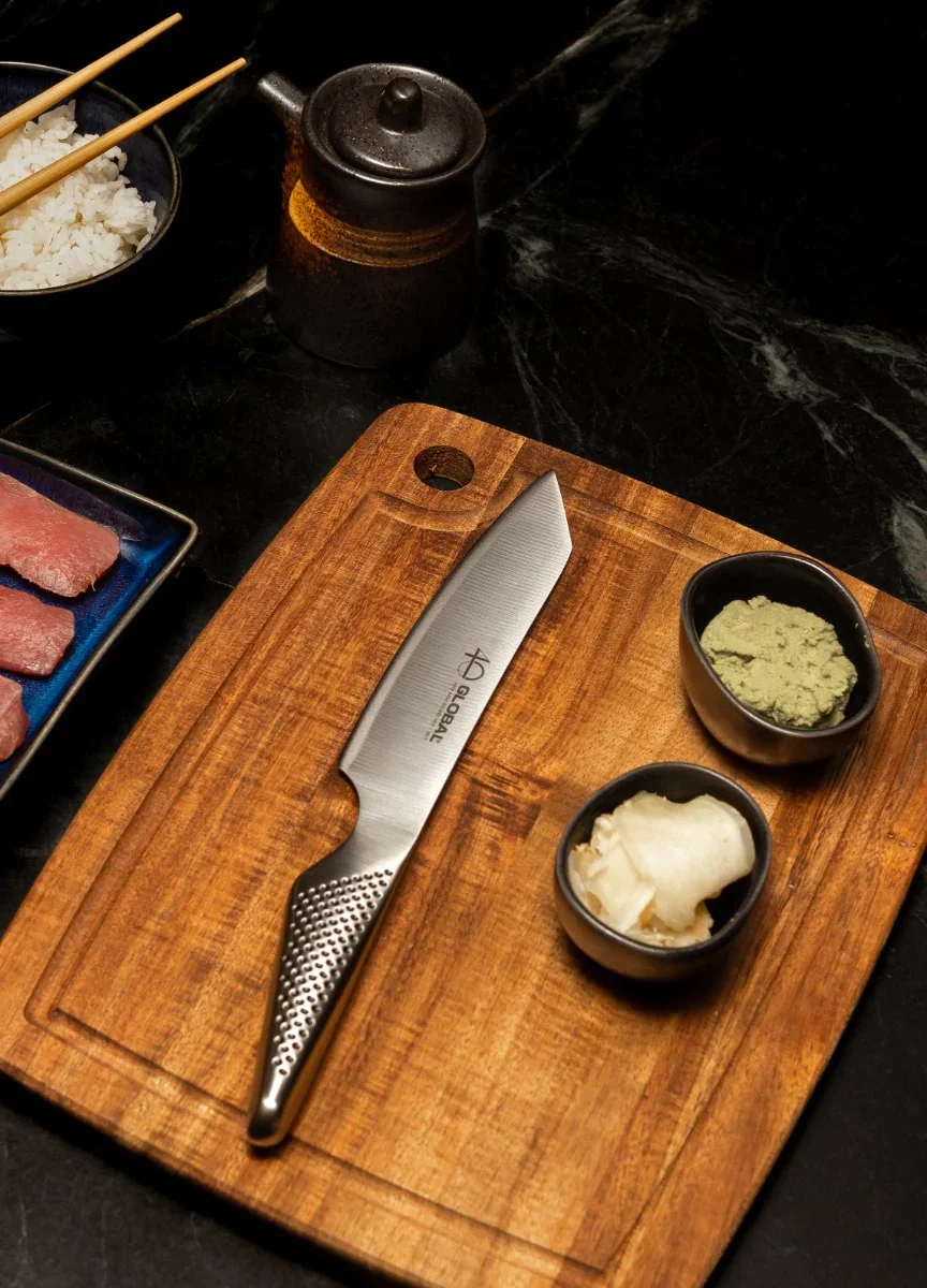 Global 71GS110AB | 6" Kiritsuke Anniversary Knife - Image 4