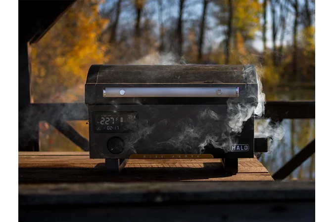 Halo HS-1005-ANA | Prime300 Portable Battery-Powered Countertop Pellet Grill - Image 2