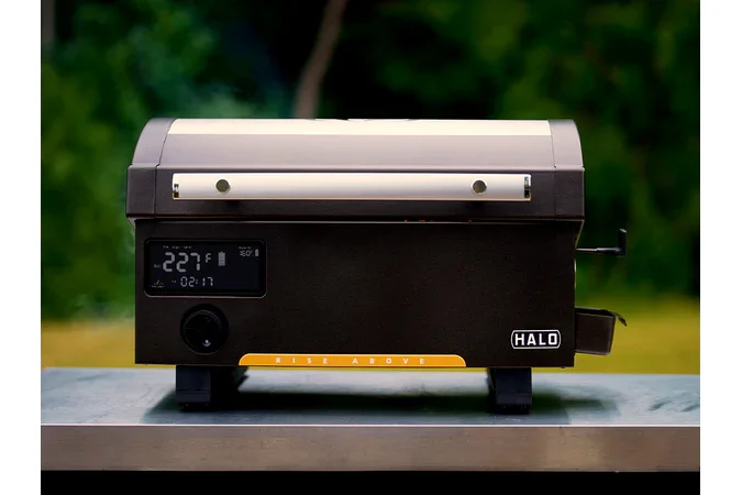 Halo HS-1005-ANA | Prime300 Portable Battery-Powered Countertop Pellet Grill - Image 4