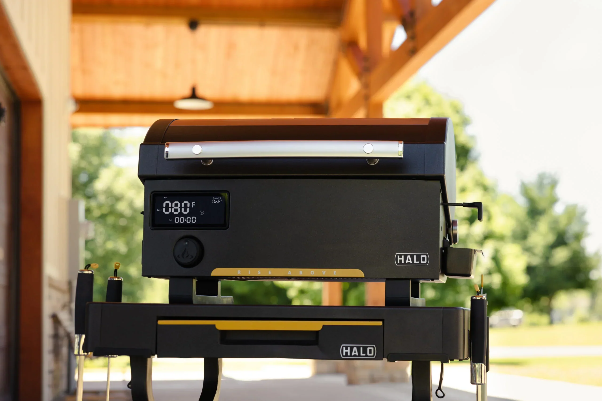 Halo HS-1005-ANA | Prime300 Portable Battery-Powered Countertop Pellet Grill - Image 9