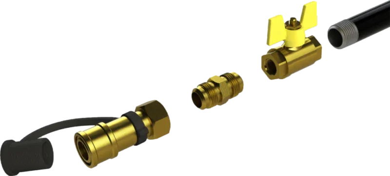 Halo HZ-3001-B | Conversion Kit for Elite Griddle Propane to Natural Gas - Image 3