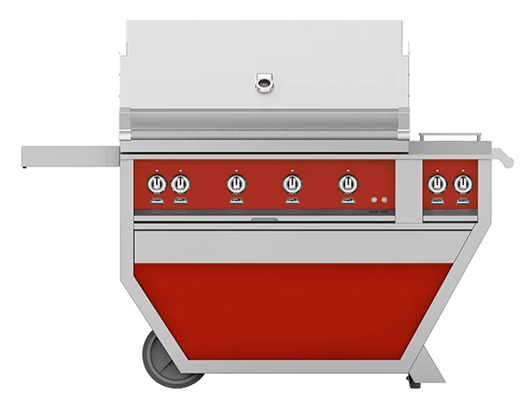 Hestan | 42" Outdoor Deluxe Free Standing Grill with Side Burners - Image 11