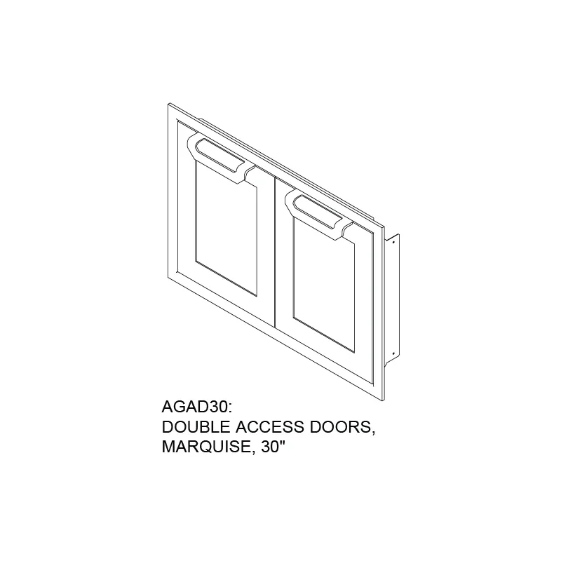 Hestan AGAD30 | Double Access Doors | Outdoor Kitchen Storage Solution - Image 37