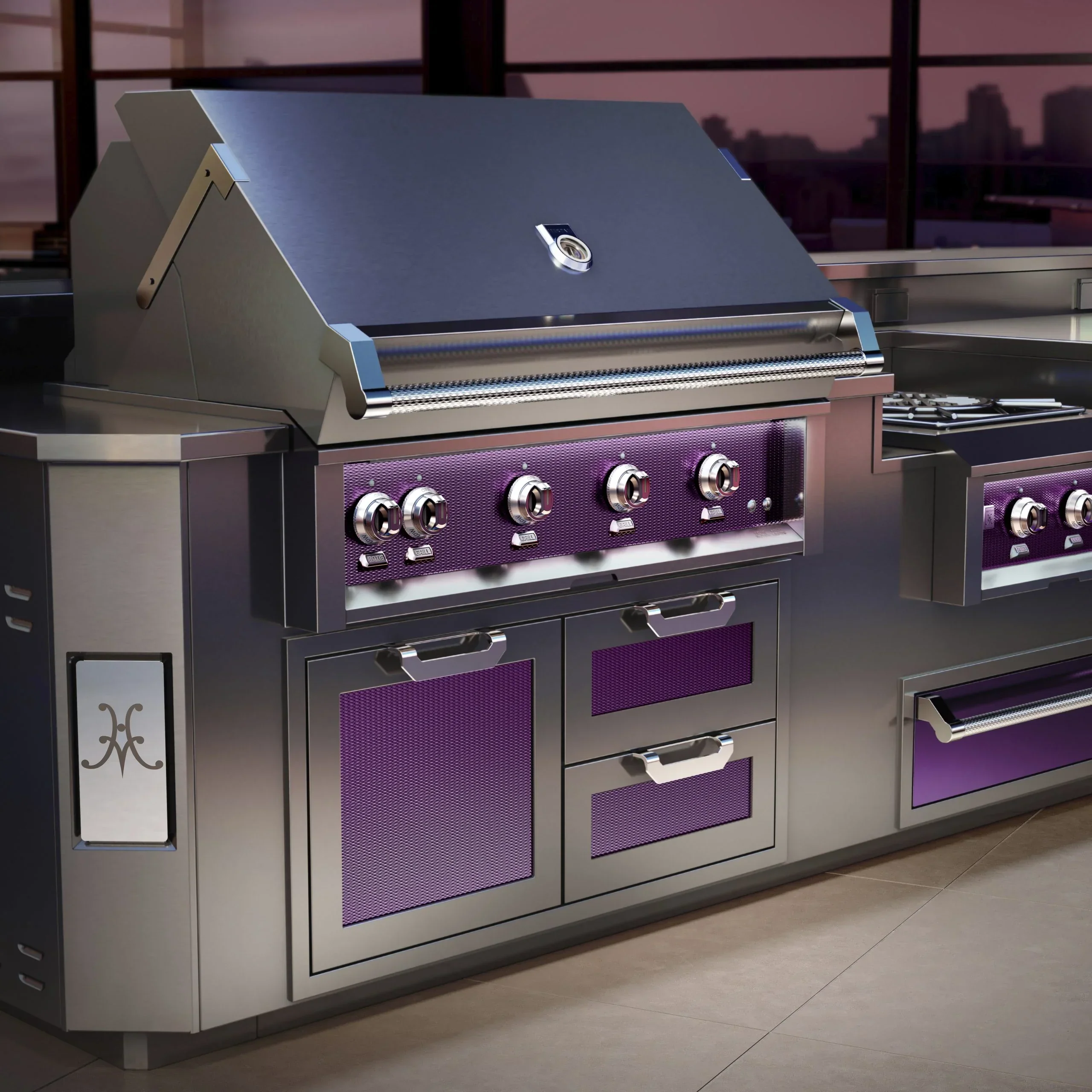 Hestan AGSDR30 | Double Drawer and Door Storage Combo - Image 38