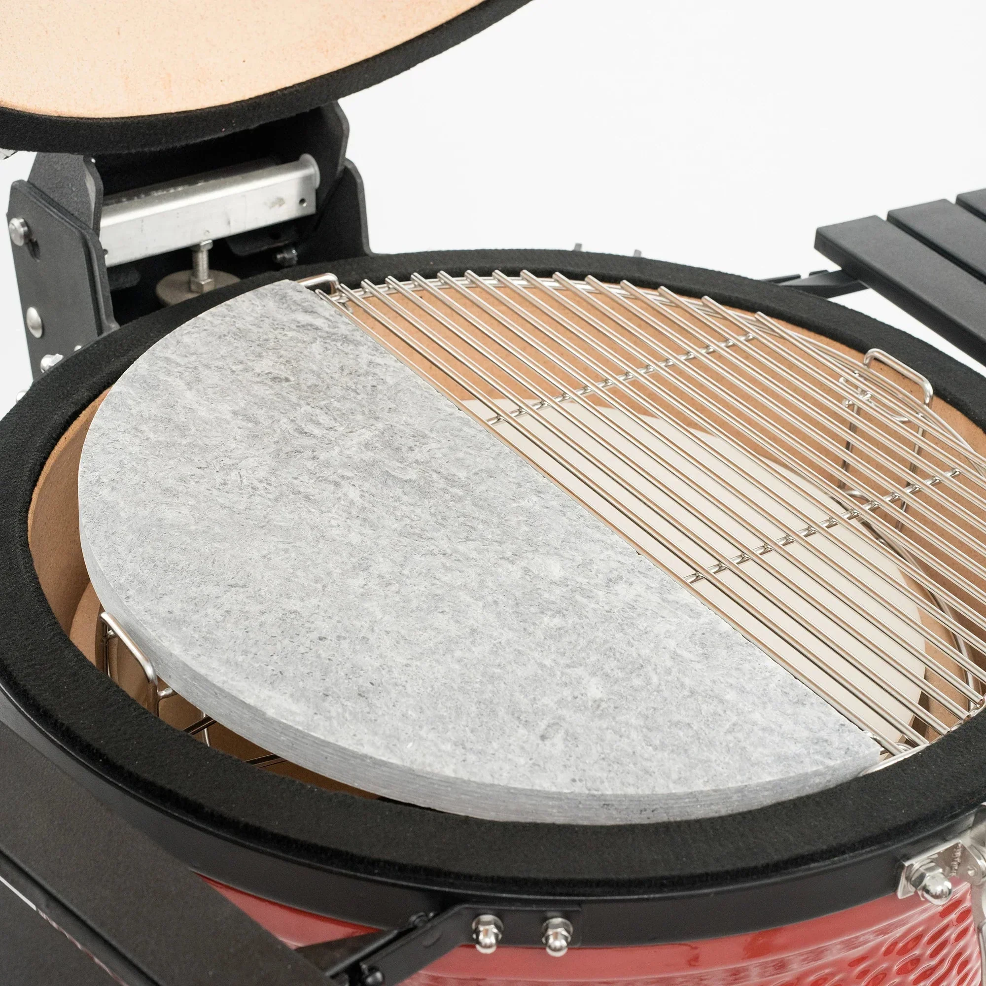 Kamado Joe BJ-HCGSSTONE | Half-Moon Soapstone Cooking Surface - Image 2