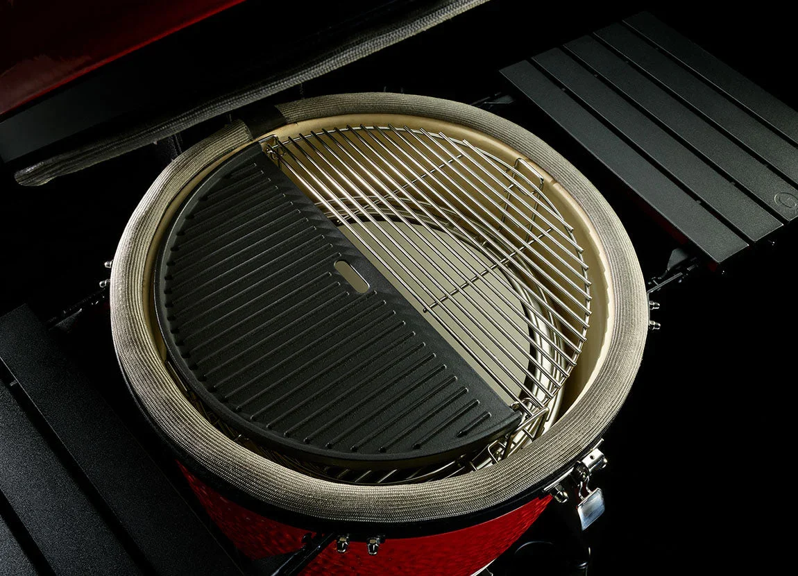 Kamado Joe BJ-HCIGRIDDLE | Half-Moon Reversible Griddle - Image 2