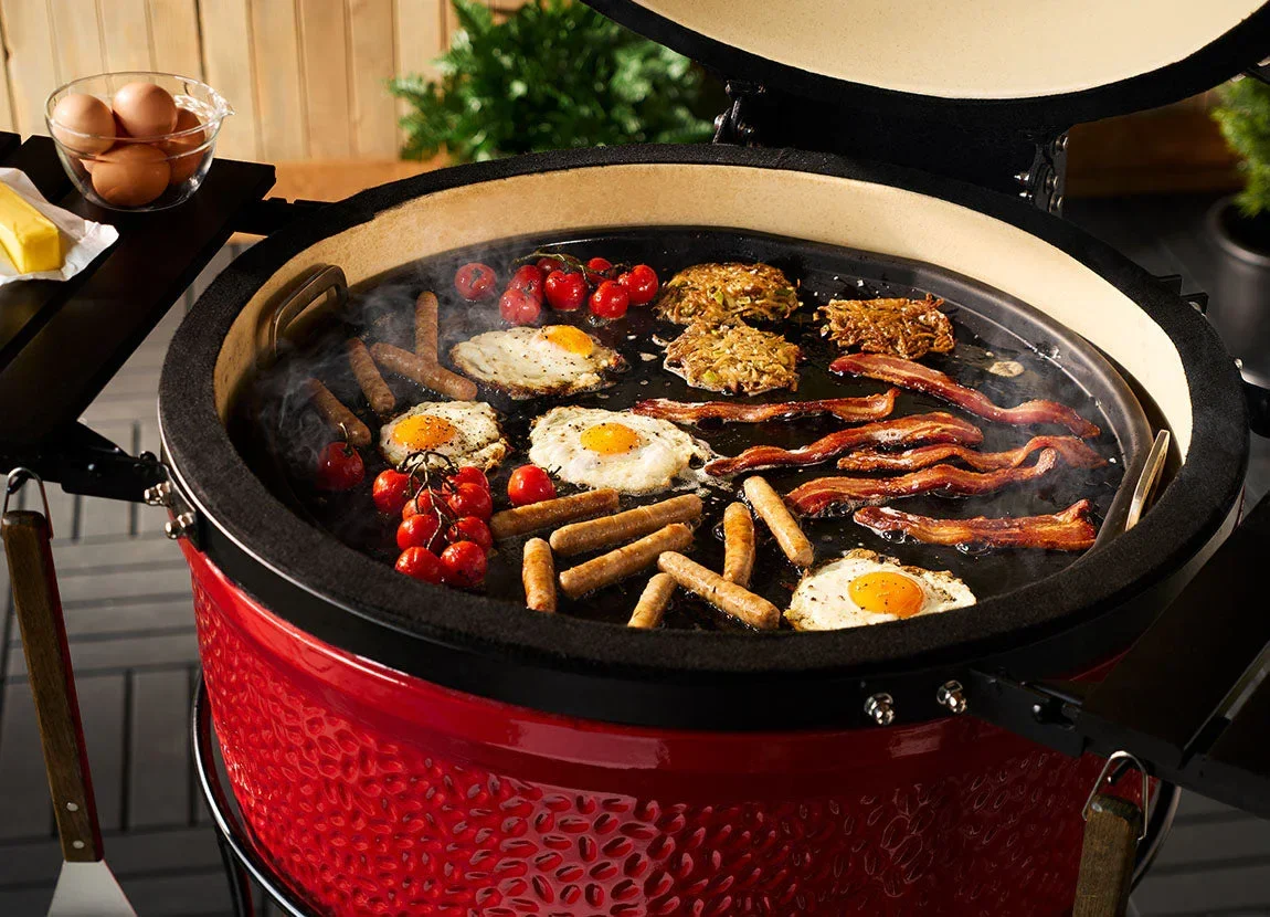 Kamado Joe BJ-HCIGRIDDLE | Half-Moon Reversible Griddle - Image 4