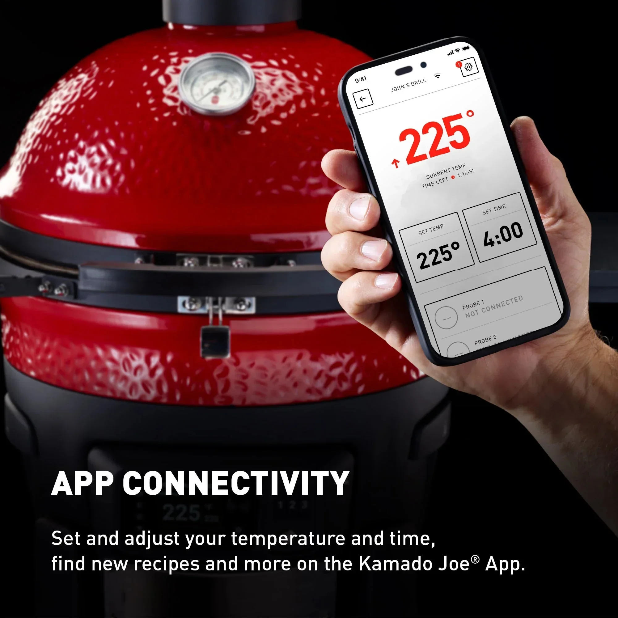 Kamado Joe KJ15042425 | Big Joe Konnected Joe Digital Charcoal Grill and Smoker - Image 5
