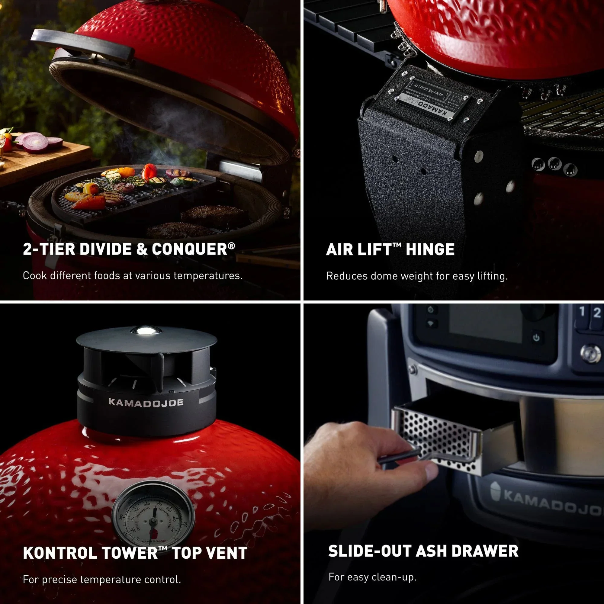 Kamado Joe KJ15042425 | Big Joe Konnected Joe Digital Charcoal Grill and Smoker - Image 6